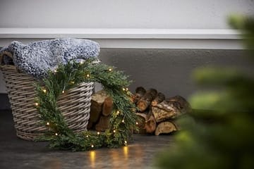 Thuja Krans med belysning 40 cm - Grön - Trädgård & spabad - Trädgårdsskötsel - Växter & plantor - Prydnadsväxter - Dörrkransar