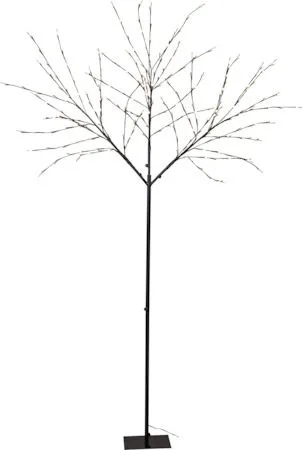 Albero Dekorationsträd belysning 250 cm - svart med vita ljuspunkter - Trädgård & spabad - Utemiljö - Altan & terrass - Altanbelysning