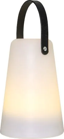 Batteridriven Lykta Linterna 14x20 cm Inomhus/Utomhus, Vit / Svart