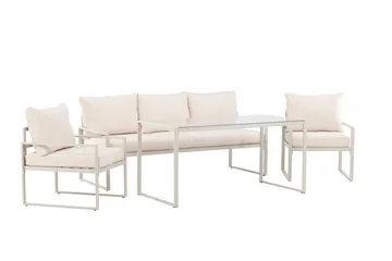 Catania Soffgrupp Utomhus 5-sits - Beige - Utemöbler - Loungemöbler - Soffgrupp utomhus