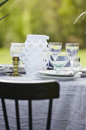 Flame Lykta 15 cm - vit - Trädgård & spabad - Utemiljö - Altan & terrass - Altanbelysning