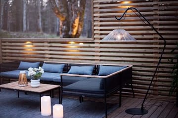 Flamme Grand LED Blockljus 20 cm - vit - Trädgård & spabad - Utemiljö - Altan & terrass - Altanbelysning