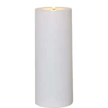 Flamme Rak LED Ljus 27,5 cm - vit - Trädgård & spabad - Utemiljö - Altan & terrass - Altanbelysning