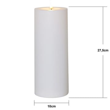 Flamme Rak LED Ljus 27,5 cm - vit - Trädgård & spabad - Utemiljö - Altan & terrass - Altanbelysning