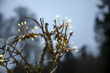 Flower Ljusslinga - silver - Trädgård & spabad - Utemiljö - Altan & terrass - Altanbelysning