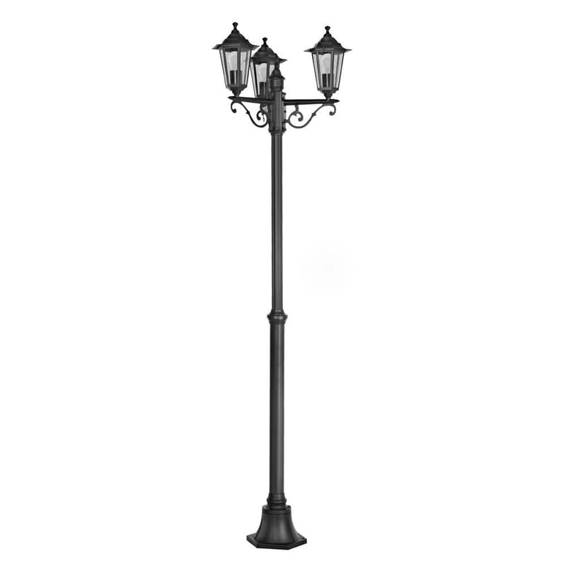 Golvljus Laterna med 3 lampor, 55 cm