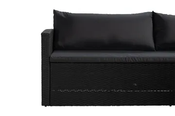 James Light Soffgrupp Utomhus  5-sits - Svart - Utemöbler - Loungemöbler - Soffgrupp utomhus