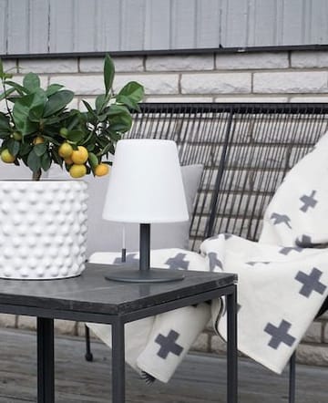 Kreta Bordslampa 16 cm - vit och svart - Trädgård & spabad - Utemiljö - Altan & terrass - Altanbelysning
