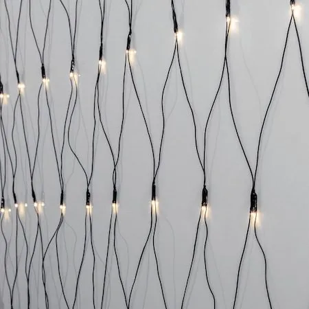 LED-ljusnät Jul Crispy Ice White 200x200 cm 160 ljus - Svart - Trädgård & spabad - Utemiljö - Altan & terrass - Altanbelysning