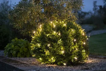 LED-ljusnät Jul Crispy Ice White 200x200 cm 160 ljus - Svart - Trädgård & spabad - Utemiljö - Altan & terrass - Altanbelysning