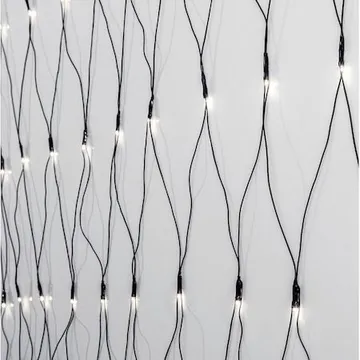 LED-ljusnät Jul Crispy Ice White 200x200 cm 160 ljus - Svart - Trädgård & spabad - Utemiljö - Altan & terrass - Altanbelysning