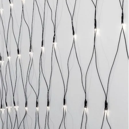 LED-ljusnät Jul Crispy Ice White 200x200 cm 160 ljus - Svart - Trädgård & spabad - Utemiljö - Altan & terrass - Altanbelysning
