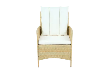 Loungegrupp med bord i beige – 2 stolar & 2-sitssoffa | Gillinge - Utemöbler - Loungemöbler - Soffgrupp utomhus