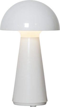 Mushroom Bordslampa 16 cm - vit - Trädgård & spabad - Utemiljö - Altan & terrass - Altanbelysning