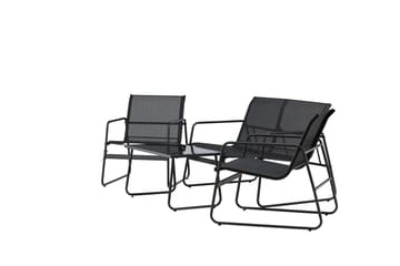 Scopello Soffgrupp Utomhus 4-sits - Svart - Utemöbler - Loungemöbler - Soffgrupp utomhus