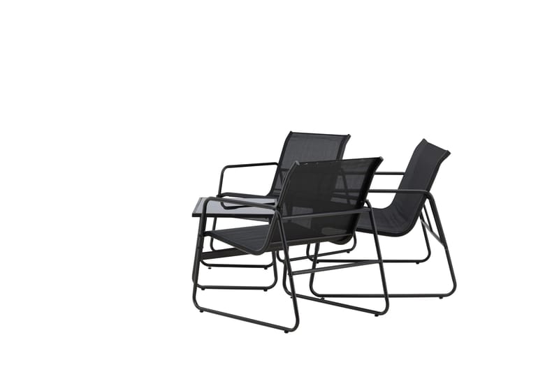 Scopello Soffgrupp Utomhus 4-sits - Svart - Utemöbler - Loungemöbler - Soffgrupp utomhus