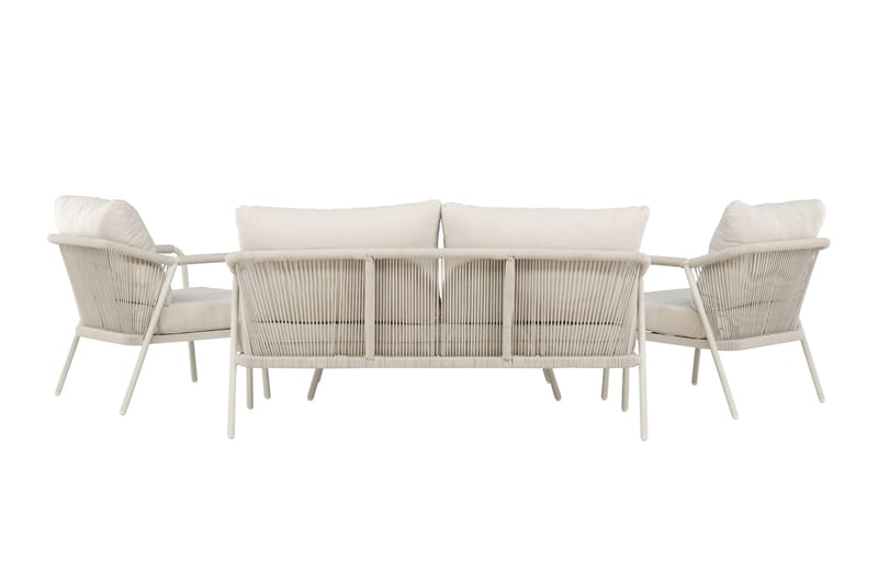 Sicily Soffgrupp Utomhus 4-sits - Beige - Utemöbler - Loungemöbler - Soffgrupp utomhus