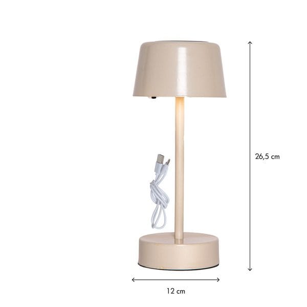 Solei Solcellslampa 26,5 cm - varmbeige - Trädgård & spabad - Utemiljö - Altan & terrass - Altanbelysning