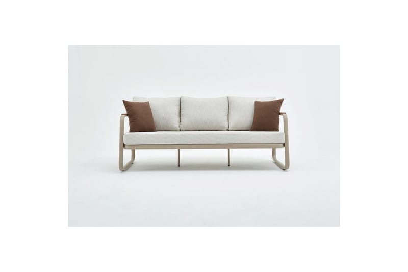 Trädgårdsloungeset Rio Beige - Beige - Utemöbler - Loungemöbler - Soffgrupp utomhus