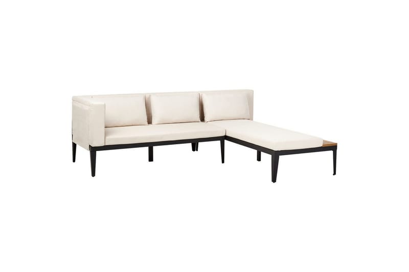 Trädgårdssoffgrupp med bord 4-sits Bracciano - Utemöbler - Loungemöbler - Soffgrupp utomhus