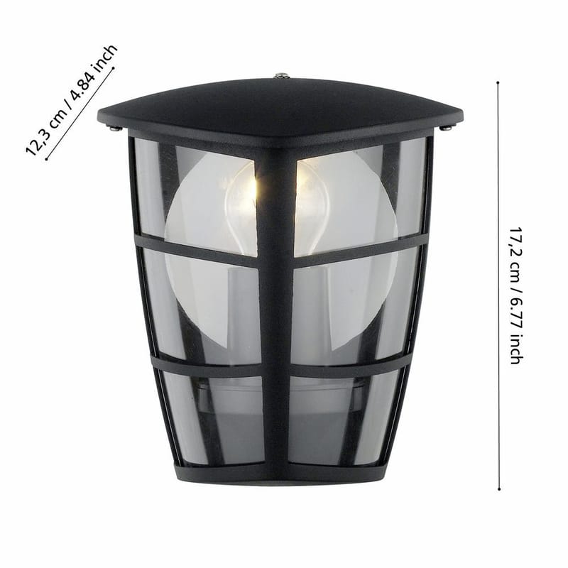 Utvändig vägglampa Aloria - 18 cm - Trädgård & spabad - Utemiljö - Entré - Entrébelysning