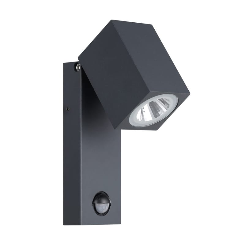 Utvändig vägglampa Sakeda med sensor, 7 cm