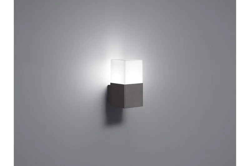 Hudson LED E14 Vägglampa 1L antracit, Vit