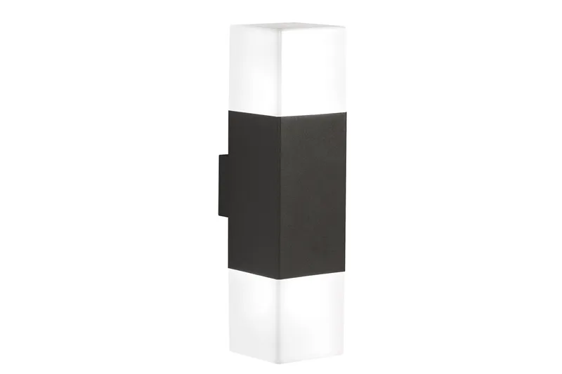 Hudson LED E14 Vägglampa 2L antracit, Vit