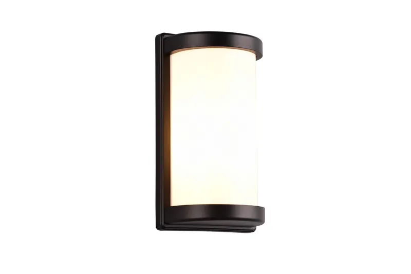 Puelo Vägglampa E27 mattsvart, Matt svart