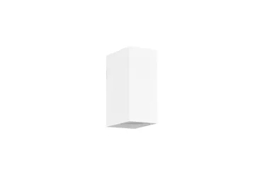 Roya Vägglampa 2xGU10 vit fyrkant - Vit - Trädgård & spabad - Utemiljö - Entré - Entrébelysning