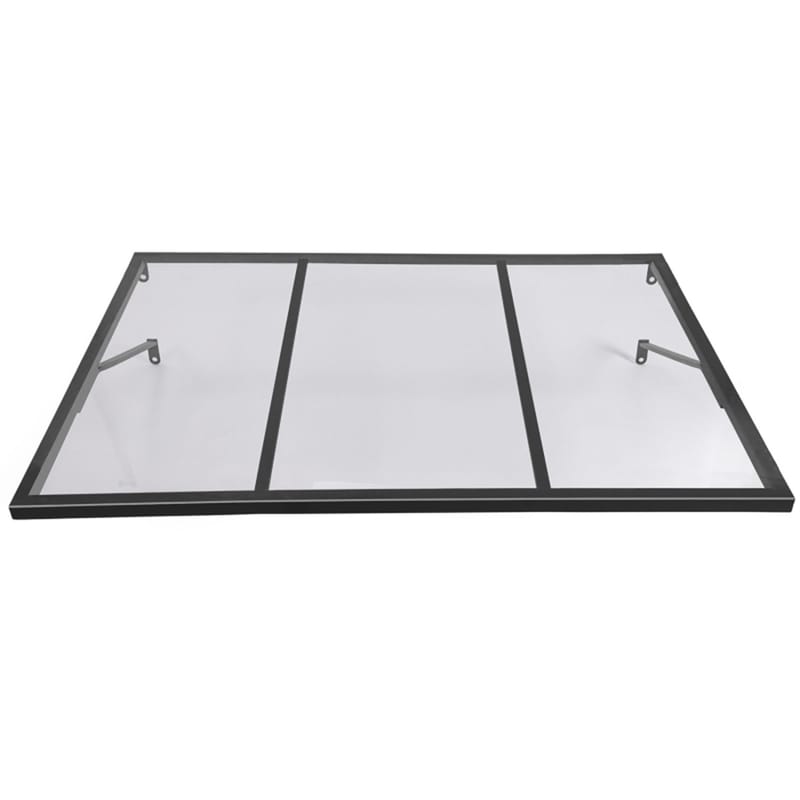 Entrétak 113x80cm | Kallvalsat stål | Polykarbonat - Trädgård & spabad - Utemiljö - Entré