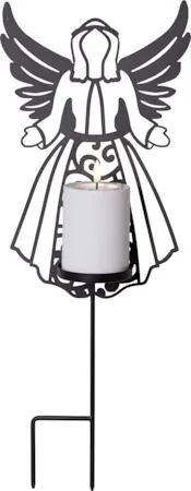 Flamme Deco LED Gravljus 21.5 cm - svart - Trädgård & spabad - Utemiljö - Entré - Entrébelysning