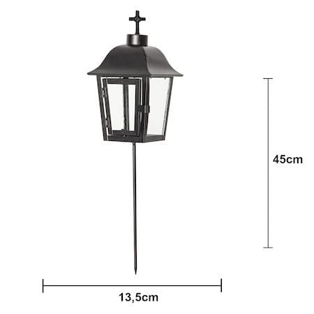 Serene Lykta 13.5 cm - svart - Trädgård & spabad - Utemiljö - Trädgårdsdekoration - Trädgårdsfigurer & trädgårdsprydnad - Utelykta