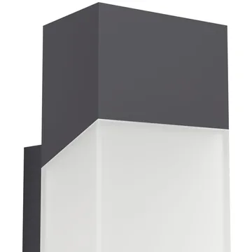 Vägglampa Gorzano - Antracit - Trädgård & spabad - Utemiljö - Entré - Entrébelysning