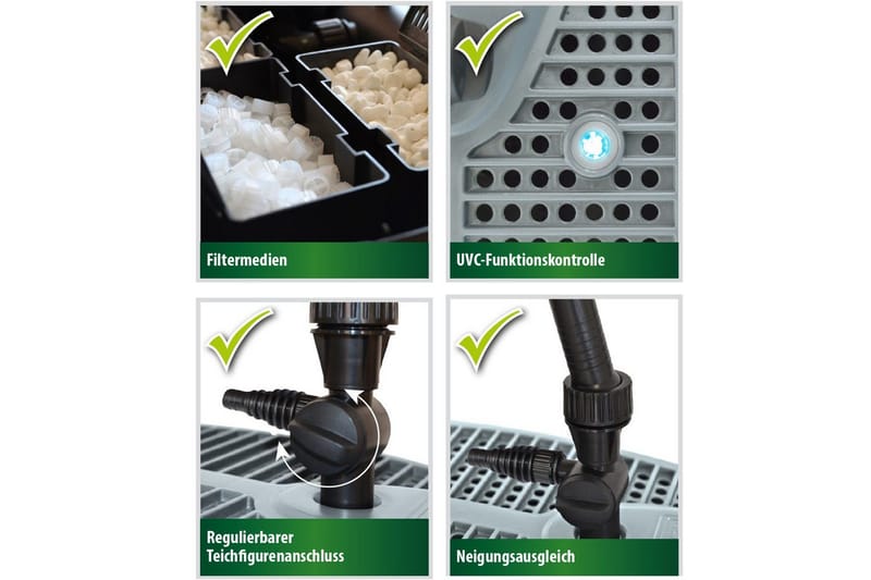 Undervattensfilter Heissner Smartline Vattenspel UVC - Trädgård & spabad - Utemiljö - Trädgårdsdekoration - Damm & fontän