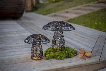 Otto Utomhusdekoration belysning 27 cm - svart - Trädgård & spabad - Utemiljö - Trädgårdsdekoration - Trädgårdsfigurer & trädgårdsprydnad