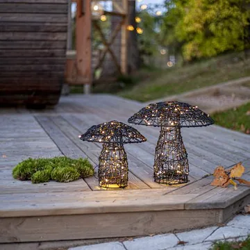 Otto Utomhusdekoration belysning 27 cm - svart - Trädgård & spabad - Utemiljö - Trädgårdsdekoration - Trädgårdsfigurer & trädgårdsprydnad