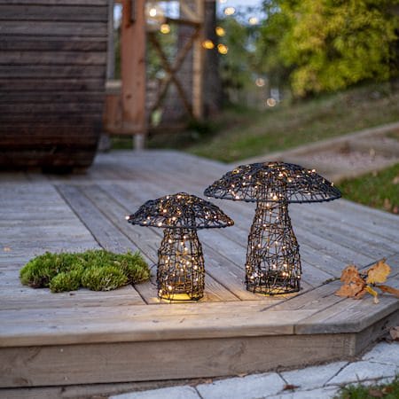 Otto Utomhusdekoration belysning 27 cm - svart - Trädgård & spabad - Utemiljö - Trädgårdsdekoration - Trädgårdsfigurer & trädgårdsprydnad