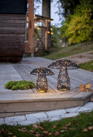 Otto Utomhusdekoration belysning 27 cm - svart - Trädgård & spabad - Utemiljö - Trädgårdsdekoration - Trädgårdsfigurer & trädgårdsprydnad