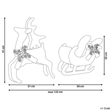 Juldekoration Utomhus Enodak - Trädgård & spabad - Utemiljö - Trädgårdsdekoration - Trädgårdsfigurer & trädgårdsprydnad - Solur