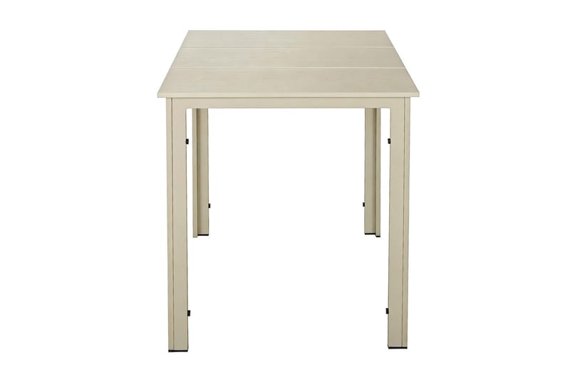 Tunis Cafebord utomhus 70x70 cm i metall/plast, Beige