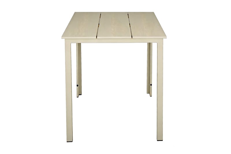 Tunis Cafebord utomhus 70x70 cm i metall/plast - Beige - Utemöbler - Balkong - Balkongmöbler - Balkongbord