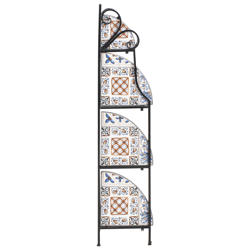Hylla utomhus Favara 43 cm - Svart/Flerfärgad - Utemöbler - Övrigt utemöbler - Tillbehör utomhus - Hyllor