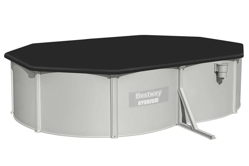 Bestway Stålväggspool Oval 5x3,6 m Hydrium (56586) - Trädgård & spabad - Utomhusbad - Pool - Pool ovan mark