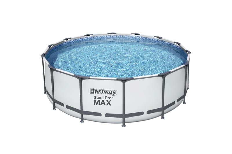 Bestway Steel Pro MAX ovanmarkpool 4,27 m Grå