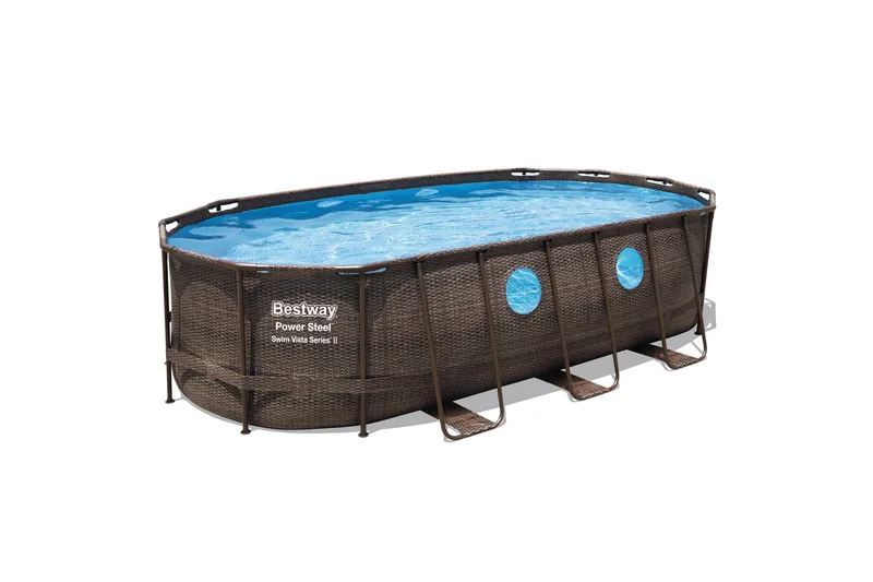 Bestway Power Steel Swim Vista II Ovanmarkpool  5,49x2,74 m, Bestway