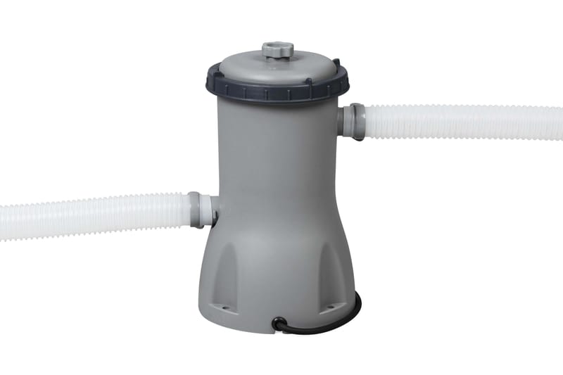 Bestway Power Steel Ovanmarkpool 4,88 x 3,05 m Grå - Bestway - Trädgård & spabad - Utomhusbad - Pool - Pool ovan mark