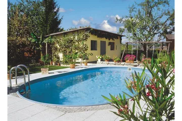 Planet Pool Stålväggspool Premium Oval 8,0x4,2x1,5m Inbyggd - Planet Pool - Trädgård & spabad - Utomhusbad - Pool - Pool ovan mark