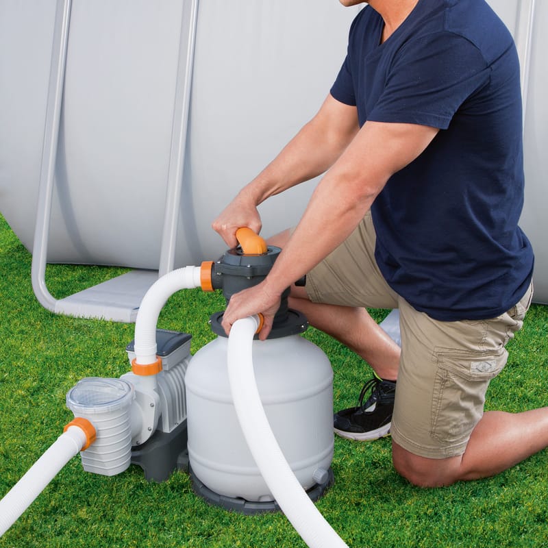 Bestway Flowclear sandfilterpump till ovanmarkpool - Trädgård & spabad - Utomhusbad - Pool & sparengöring - Sandfilter