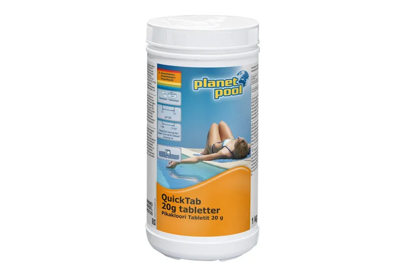 Vattenvård Planet Pool QuickTab 1 kg (20g tabletter)
